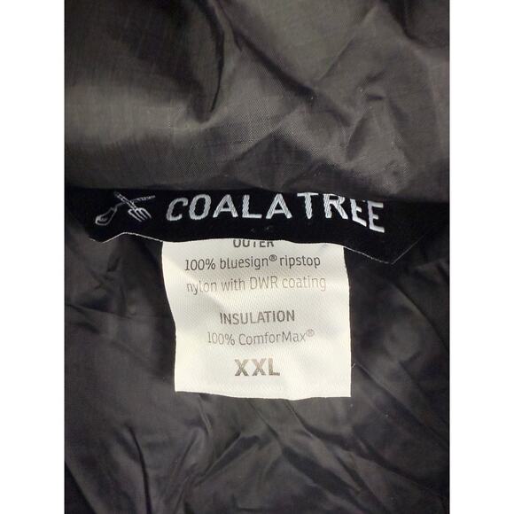 Coalatree Camper Hooded Puffer Jacket MNT2CTY Comformax Insulated Black Mens 2XL - Picture 5 of 7